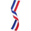 Gold Thread Trimmed Red, White and Blue Ribbon