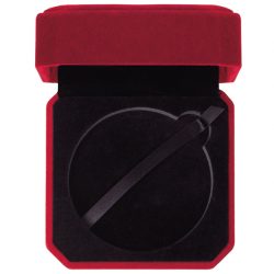 Aspire Red Velour Medal Box 70 mm (MB20306C) +£4.65