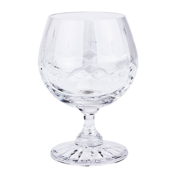 Cut Glass Lindisfarne Crystal Brandy Glass